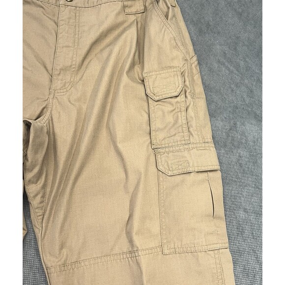 5.11 Tactical Stryke Pants Men 40x32 Brown Khaki Cargo Ripstop Utility Elastic - Picture 6 of 16